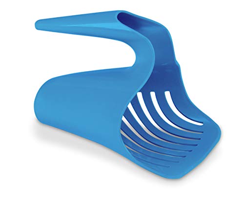 SmartCat Pioneer Pet Big Mouth Pet Litter Scoop, Blue